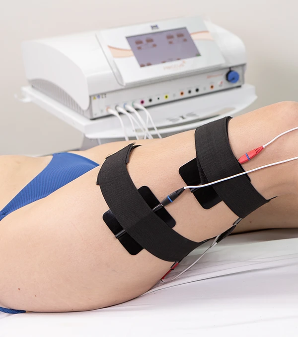 Canais de correntes elétricas eletroestimulação - Terapia combinada - Heccus Turbo