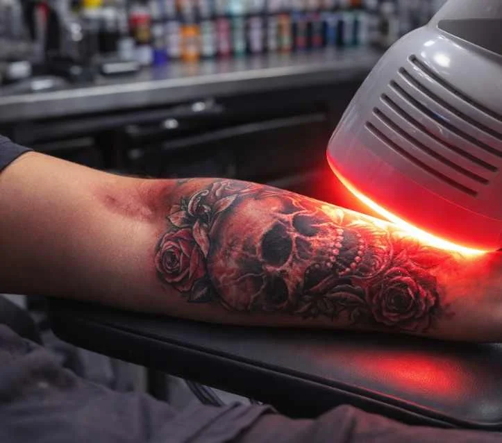 Fotobiomodulação no pós-tatuagem
