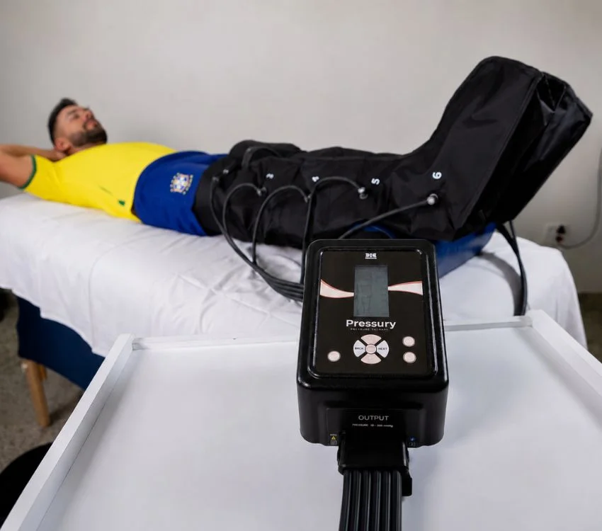 Pressoterapia na recuperação muscular